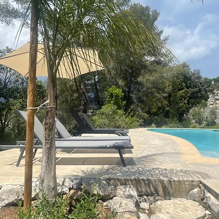 La Villa Des Carriers- Maison Avec Piscine Proche Mer Roquefort Les Pins Exterior foto