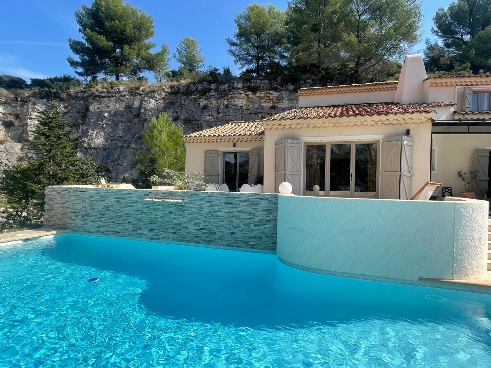 La Villa Des Carriers- Maison Avec Piscine Proche Mer Roquefort Les Pins Exterior foto